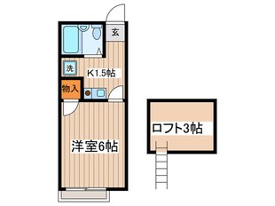 コーポ　サンケンの物件間取画像